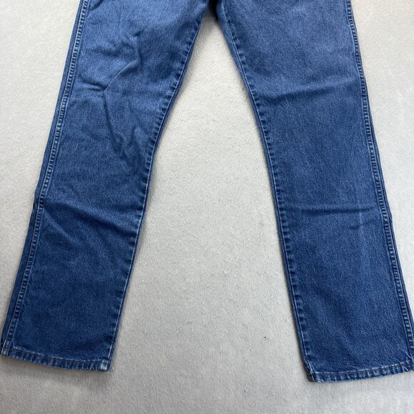 Wrangler Jeans Mens 38x36 Blue 13MWZPW Cowboy Cut Western Straight Leg Denim - Picture 5 of 14